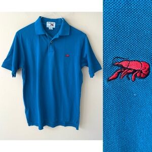 PERLIS Men’s Crawfish Peruvian Pima Cotton Jersey in Teal